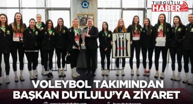 Sultanlar Ligi’ne Yükselen Voleybol Takımından Başkan Dutlulu’ya Ziyaret