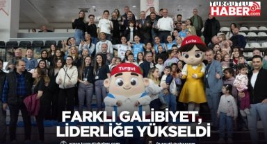 Turgutlu Belediyespor'dan farklı galibiyet, liderliğe yükseldi
