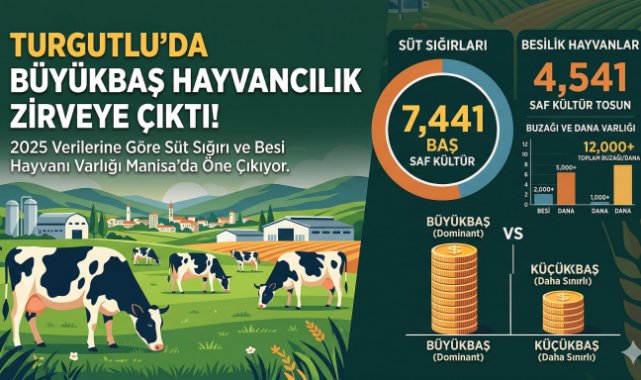 Turgutlu’da Büyükbaş Hayvancılık Öne Çıktı