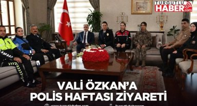 Vali Özkan Polis Haftası’nda emniyet mensuplarını kabul etti