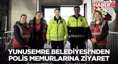 Yunusemre Belediyesi’nden polis memurlarına ziyaret