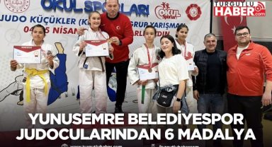 Yunusemre Belediyespor judocularından 6 madalya