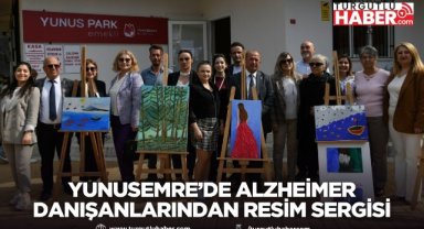 Yunusemre’de Alzheimer danışanlarından resim sergisi