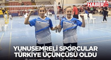 Yunusemreli Badmintoncular Türkiye Üçüncüsü Oldu