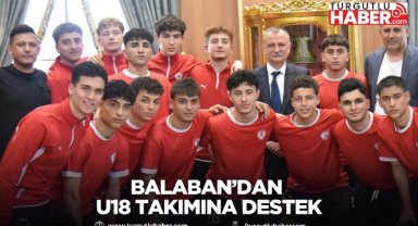 Balaban’dan U18 takımına destek