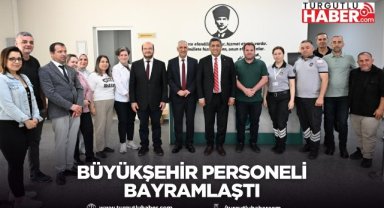 Büyükşehir Personeli Bayramlaştı