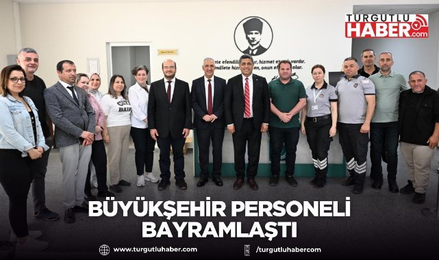 Büyükşehir Personeli Bayramlaştı