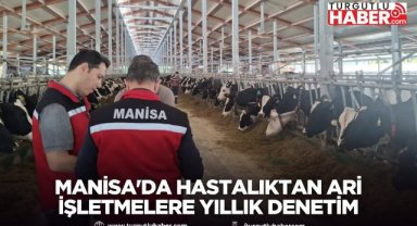 MANİSA'DA HASTALIKTAN ARİ İŞLETMELERE YILLIK DENETİM
