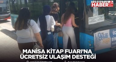 Manisa Kitap Fuarı’na ücretsiz ulaşım desteği