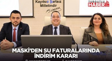 MASKİ’den Su Faturalarında İndirim Kararı