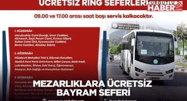 Mezarlıklara Ücretsiz Bayram Seferi