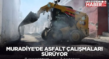 Muradiye’de asfalt çalışmaları sürüyor