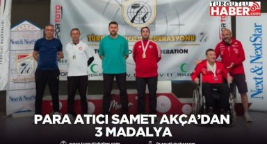 Para atıcı Samet Akça’dan 3 madalya