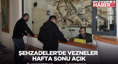 Şehzadeler’de vezneler hafta sonu açık