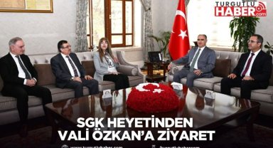 SGK heyetinden Vali Özkan’a ziyaret