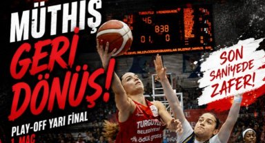 Turgutlu Belediyespor’dan müthiş geri dönüş