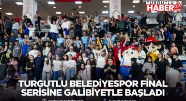 Turgutlu Belediyespor final serisine galibiyetle başladı
