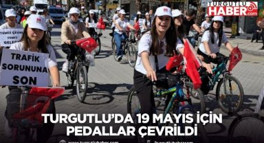 Turgutlu’da 19 Mayıs İçin Pedallar Çevrildi