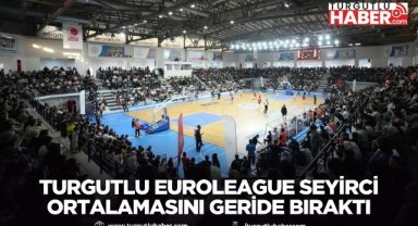 Turgutlu Seyircisi Tarihe Geçti: Euroleague Seyirci Ortalamasını Geride Bıraktı