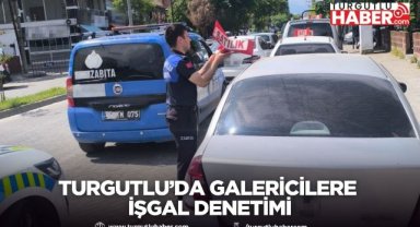 Turgutlu Zabıtası ve Trafik Ekiplerinden Ortak Denetim
