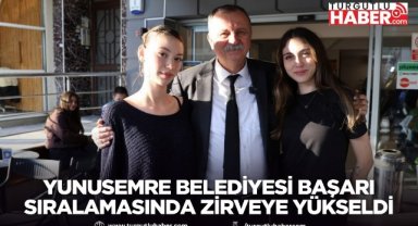 Yunusemre Belediyesi Başarı Sıralamasında Zirveye Yükseldi