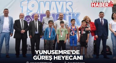Yunusemre’de güreş heyecanı