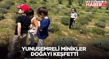 Yunusemreli minikler doğayı keşfetti