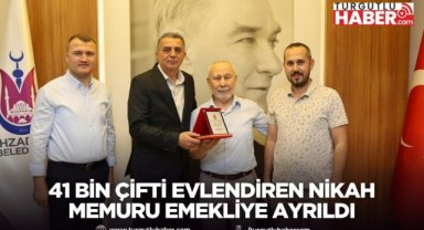 41 Bin Çifti Evlendiren Nikah Memuru Emekliye Ayrıldı
