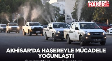 Akhisar'da Haşereyle Mücadele Yoğunlaştı
