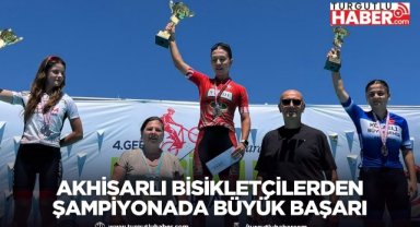 Akhisarlı bisikletçilerden şampiyonada büyük başarı