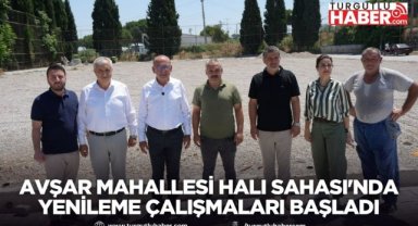 Avşar Mahallesi Halı Sahası'nda Yenileme Çalışmaları Başladı