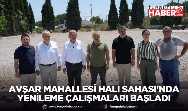 Avşar Mahallesi Halı Sahası'nda Yenileme Çalışmaları Başladı