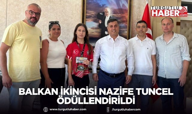 Balkan İkincisi Nazife Tuncel Ödüllendirildi