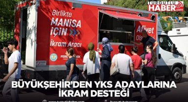 Büyükşehir’den YKS Adaylarına İkram Desteği