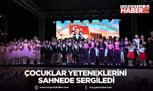 Çocuklar Yeteneklerini Sahnede Sergiledi