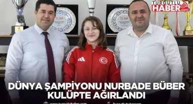 Dünya Şampiyonu Nurbade Büber Kulüpte Ağırlandı
