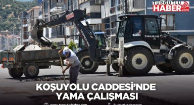 Koşuyolu Caddesi’nde Yama Çalışması