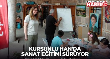  Kurşunlu Han'da Sanat Eğitimi Sürüyor