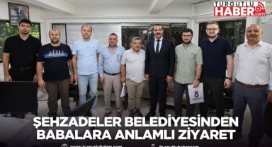 Şehzadeler Belediyesinden Babalara Anlamlı Ziyaret