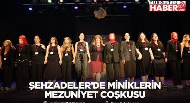 Şehzadeler’de Miniklerin Mezuniyet Coşkusu