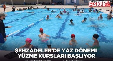 Şehzadeler’de Yaz Dönemi Yüzme Kursları Başlıyor