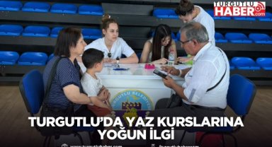 Turgutlu’da Yaz Kurslarına Yoğun İlgi