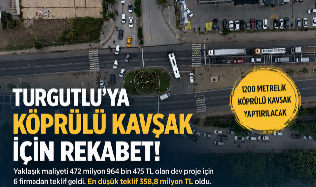 Turgutlu'nun Dev Kavşak Projesinde İhaleye Yoğun İlgi