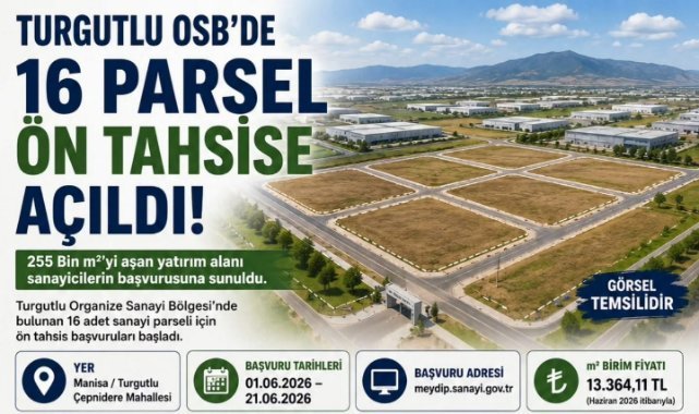 Turgutlu OSB’de 16 Sanayi Parseli Yatırımcılara Açıldı
