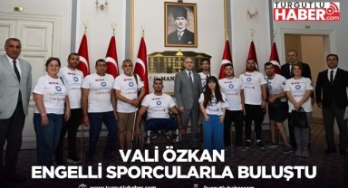 Vali Özkan Engelli Sporcularla Buluştu