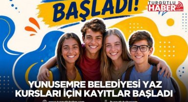  Yunusemre Belediyesi Yaz Kursları İçin Kayıtlar Başladı