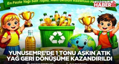 Yunusemre’de 1 Tonu Aşkın Atık Yağ Geri Dönüşüme Kazandırıldı