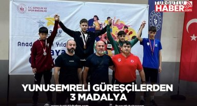 Yunusemreli Güreşçilerden 3 Madalya