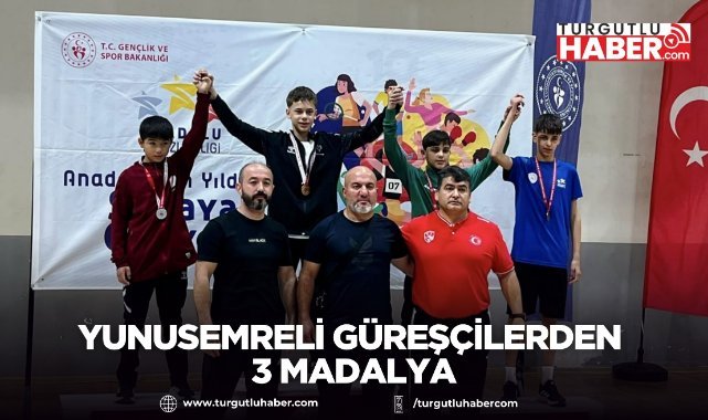 Yunusemreli Güreşçilerden 3 Madalya