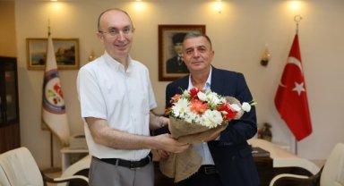 BAŞKAN ŞİMŞEK’TEN KAYMAKAM YAZAR’A HAYIRLI OLSUN ZİYARETİ